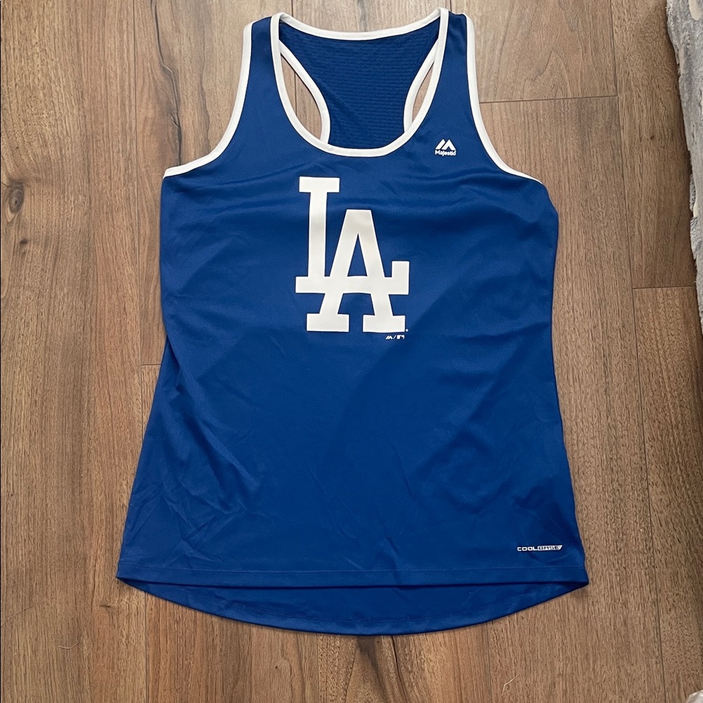 Blue LA Tank Top